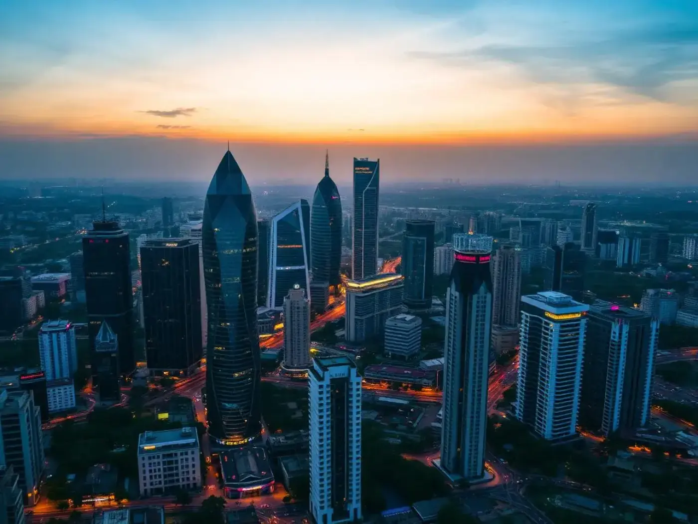 Gurgaon skyline